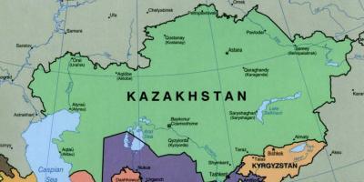 מפה של אלמאטי קזחסטאן
