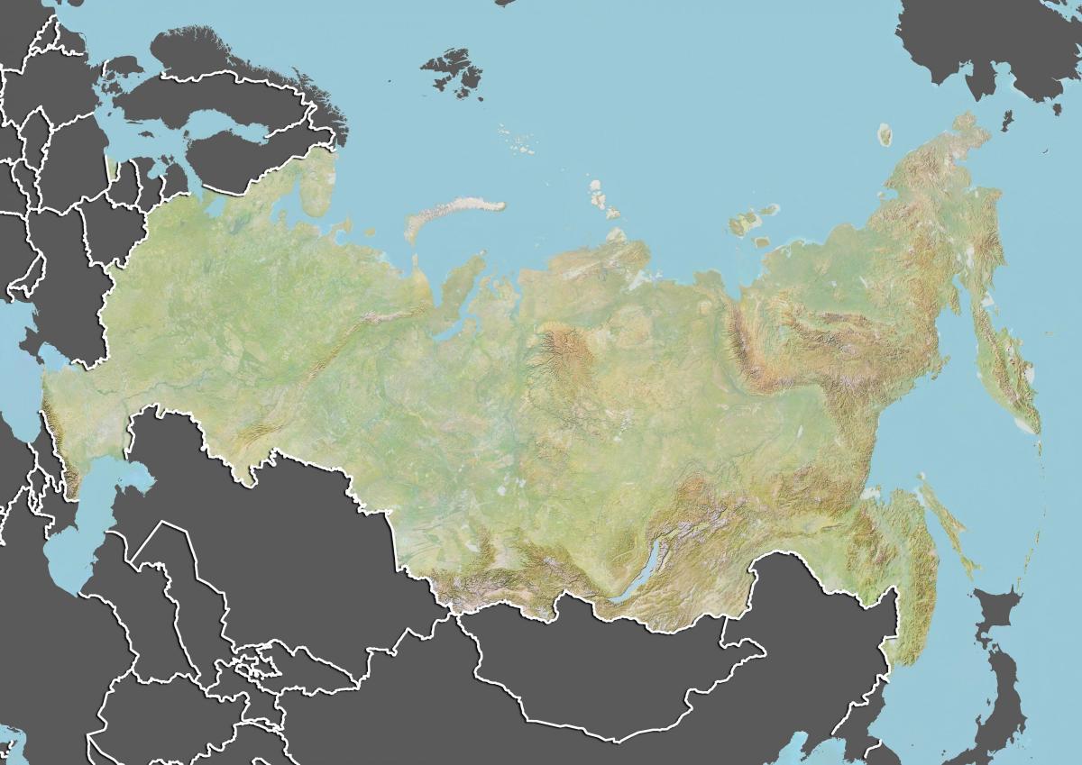 מפה של קזחסטן גיאוגרפיה