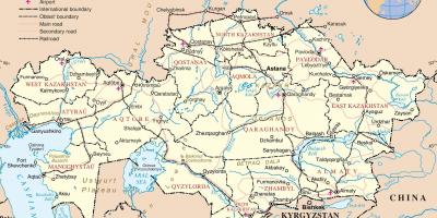 המפה הפוליטית של קזחסטן